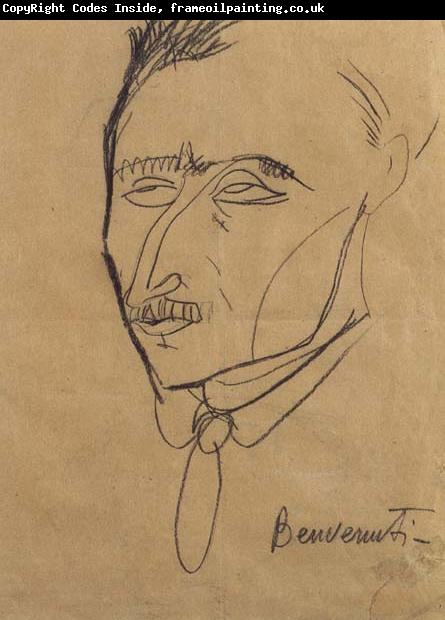 Amedeo Modigliani Arstide Sommati (mk38)